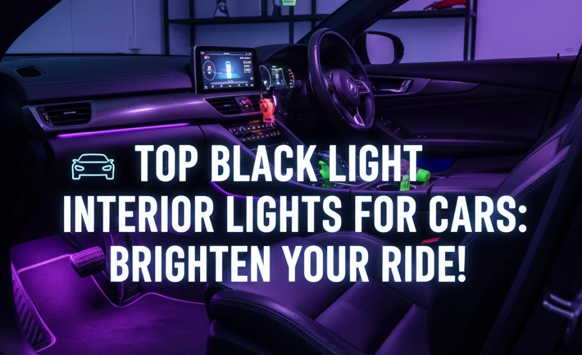 Top Black Light Interior Lights For Cars: Brighten Your Ride!
