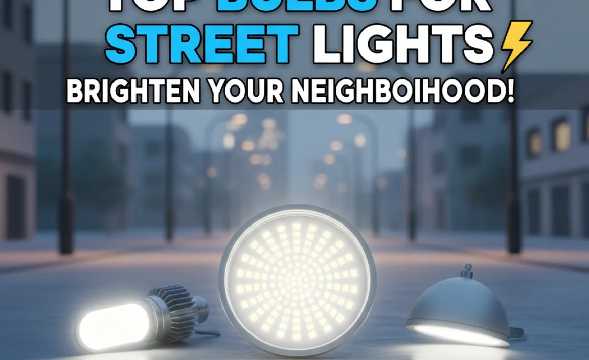 Top Bulbs For Street Lights: Brighten Your Neighborhood!