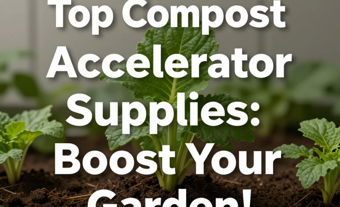 Top Compost Accelerator Suppliers: Boost Your Garden!