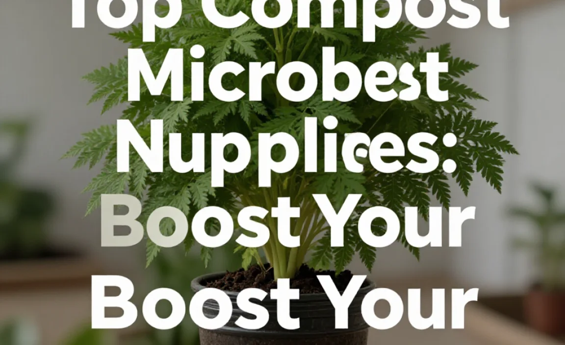 Top Compost Microbes Suppliers: Boost Your Garden Now!
