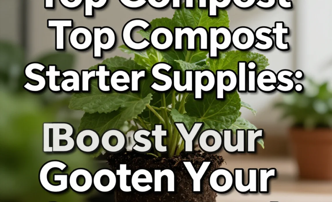 Top Compost Starter Suppliers: Boost Your Garden Now!