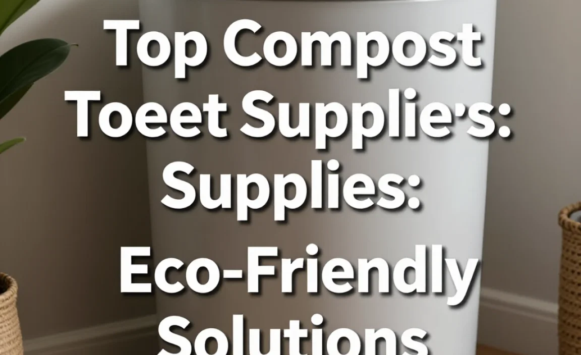 Top Compost Toilet Suppliers: Eco-Friendly Solutions