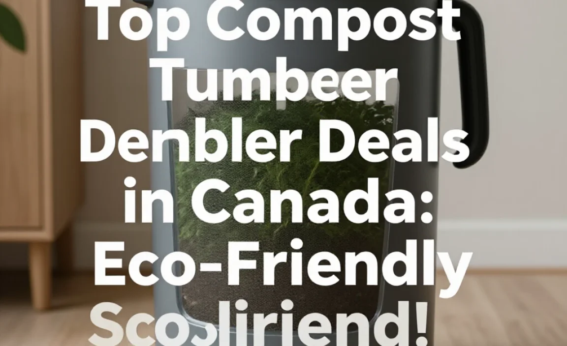 Top Compost Tumbler Deals in Canada: Eco-Friendly Savings!