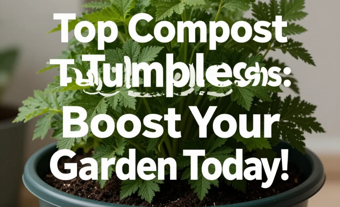 Top Compost Tumbler Suppliers: Boost Your Garden Today!