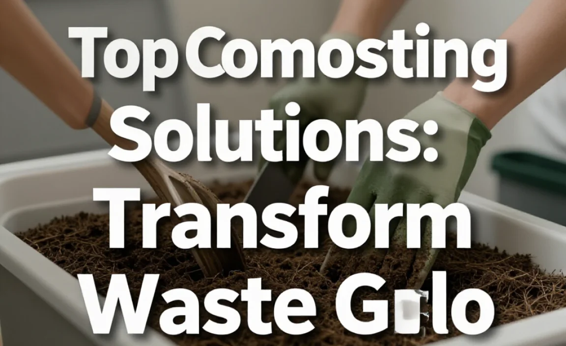 Top Composting Solutions: Transform Waste into Gold