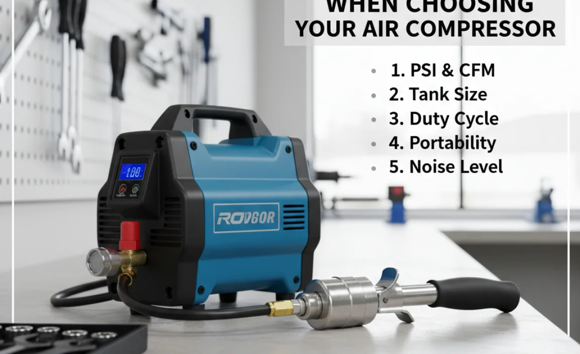 Top Considerations When Choosing Your Air Compressor