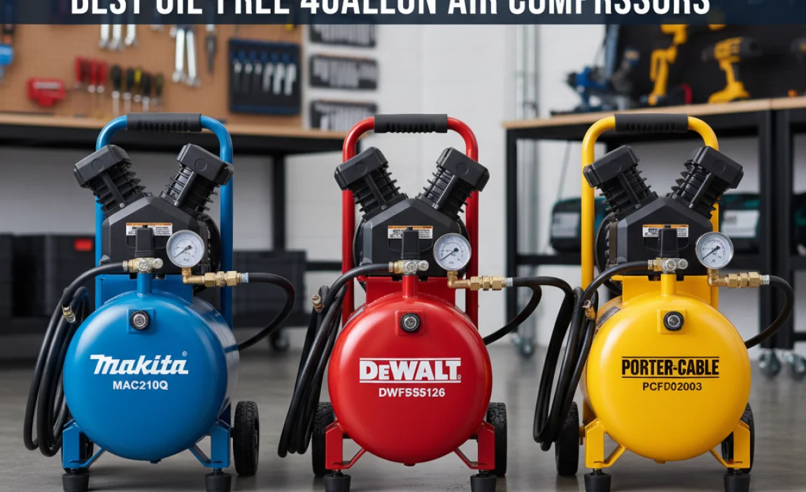 Top Contenders: Best Oil-Free 4-Gallon Air Compressors