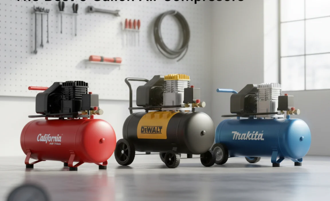 Top Contenders: The Best 5 Gallon Air Compressors