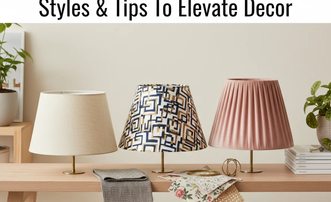 Top Fabric For Lampshades: Styles & Tips To Elevate Decor