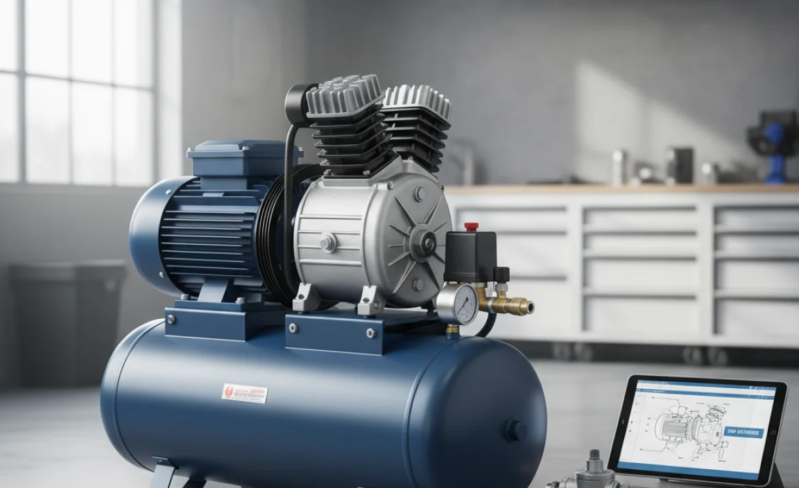 Top Features for a Two-Stage 17 Gallon Air Compressor