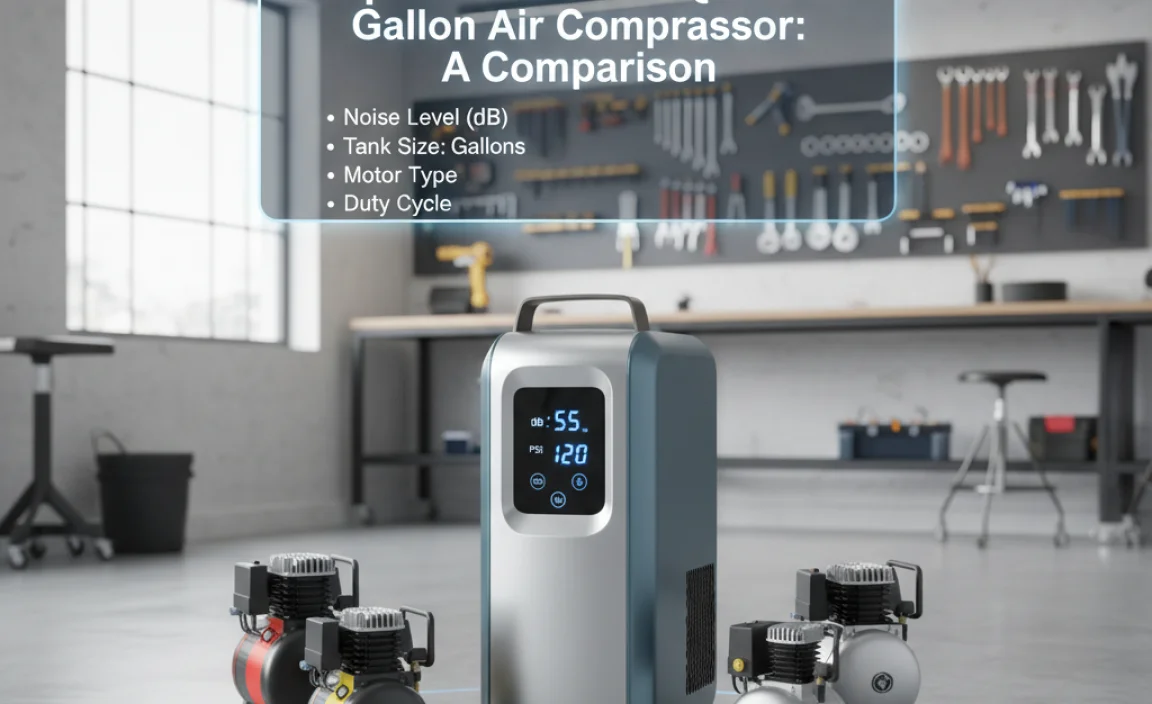 Top Features of a Quiet 30 Gallon Air Compressor: A Comparison