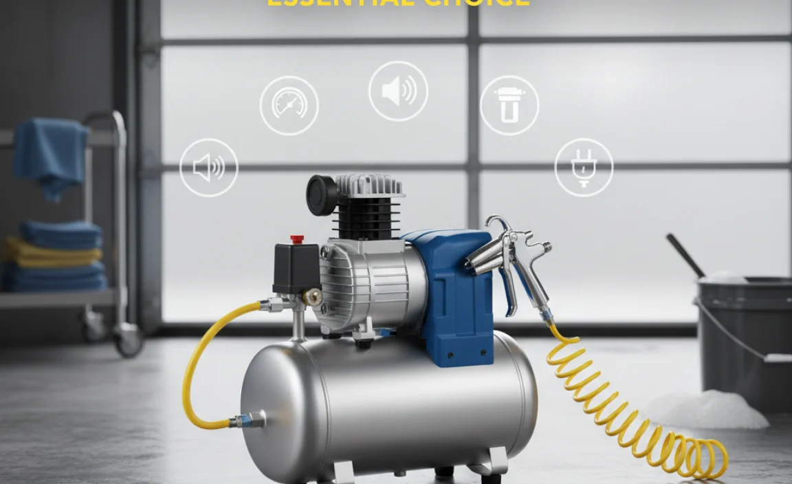 Top Features of Essential Air Compressors for Auto Detailing