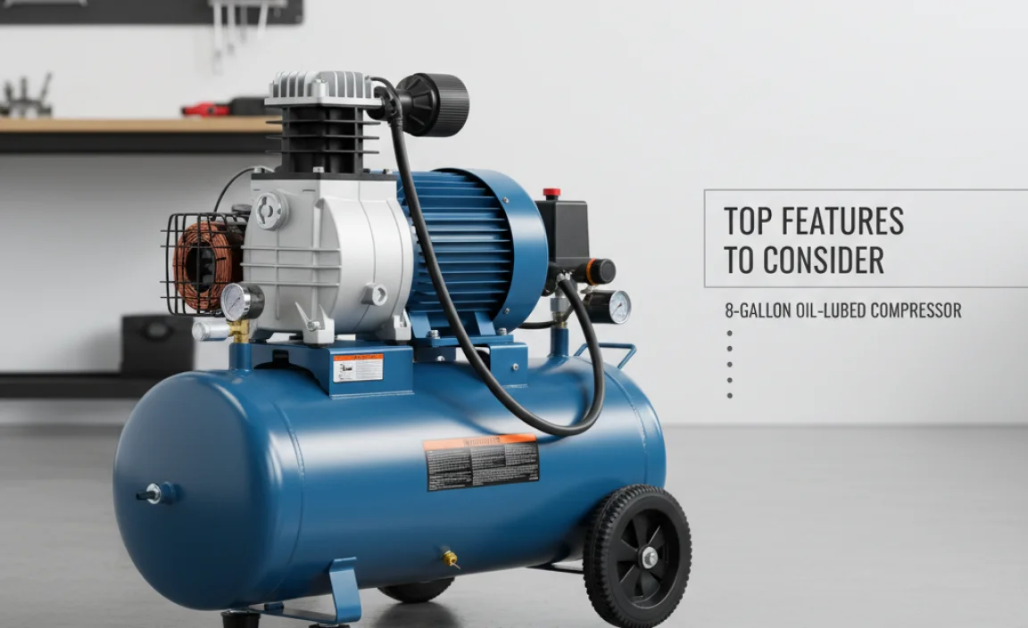 Top Features to Consider for Your 8-Gallon Oil-Lubed Compressor