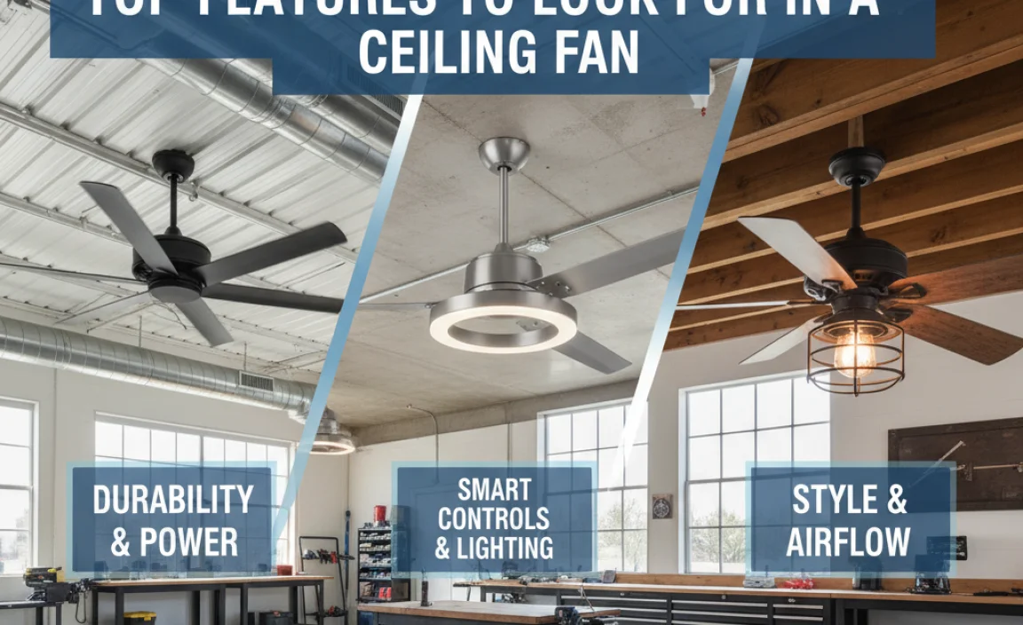 Top Features to Look for in a Ceiling Fan
