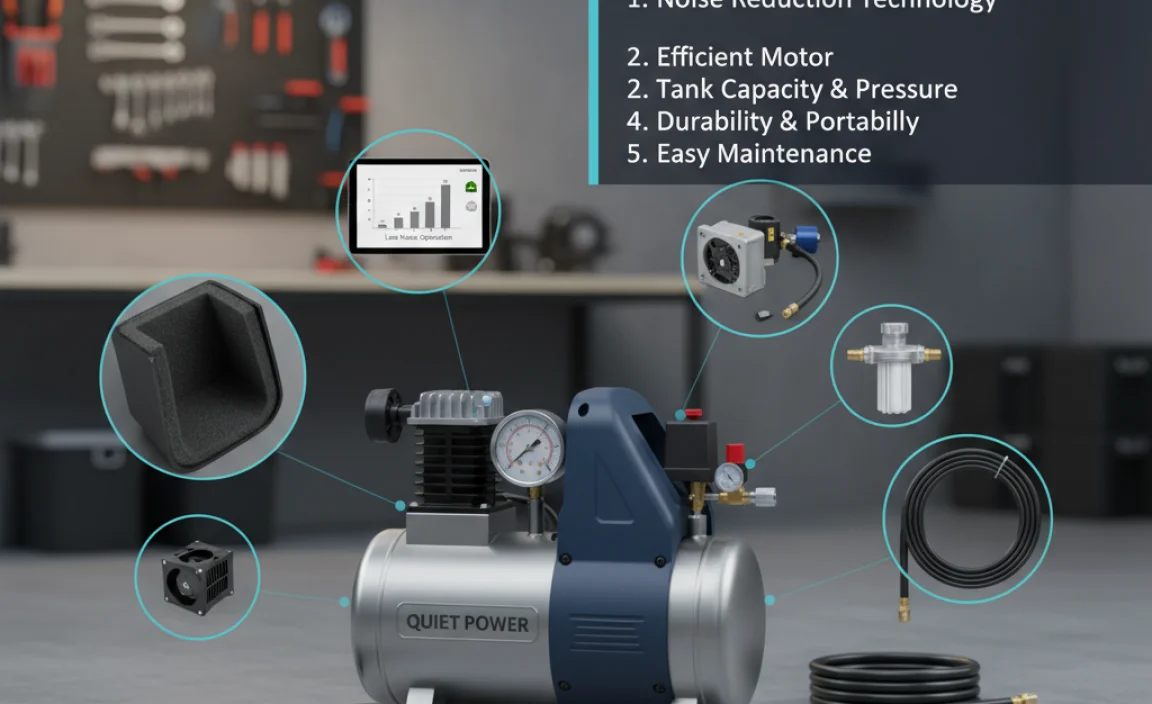 Top Features to Look for in a Quiet 17 Gallon Air Compressor