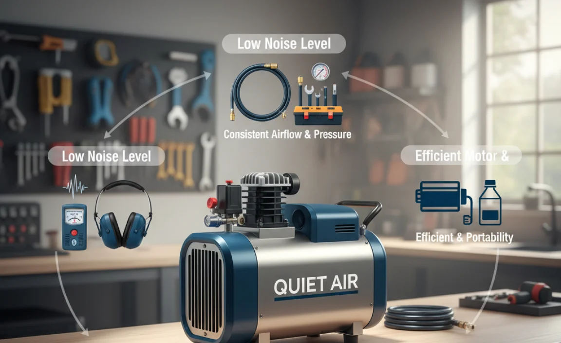 Top Features to Look for in a Quiet 3 Gallon Air Compressor