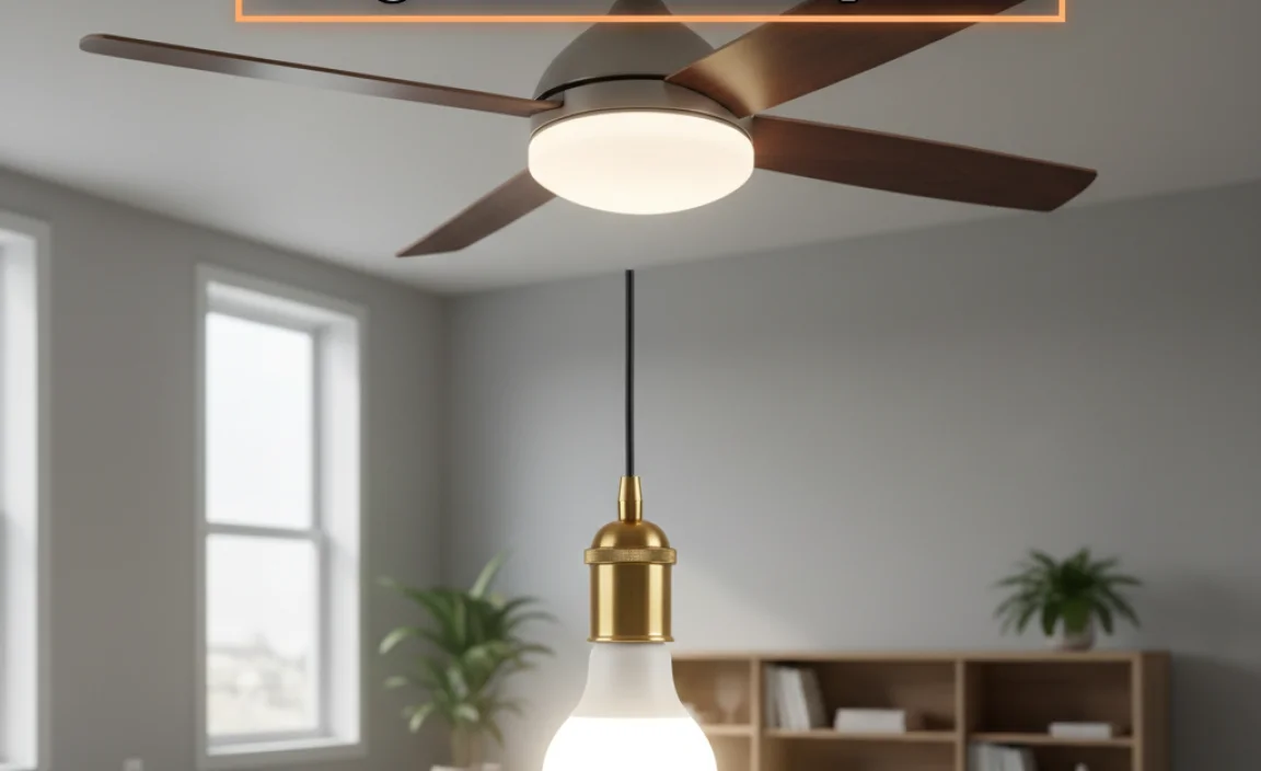 Top Light Bulb For Ceiling Fan: Brighten Your Space!