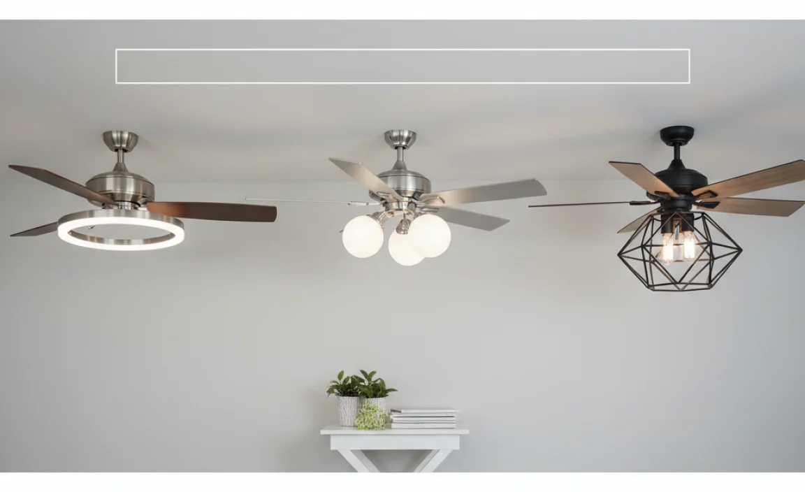 Top Light Fixture Styles for Ceiling Fans