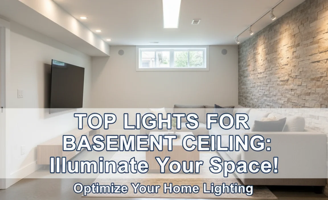 Top Lights For Basement Ceiling: Illuminate Your Space!