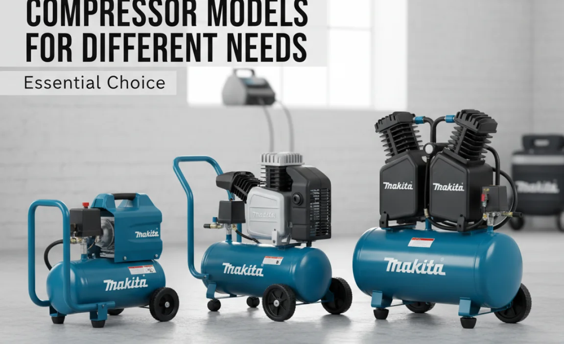 Top Makita Oil-Free Compressor Models for Different Needs