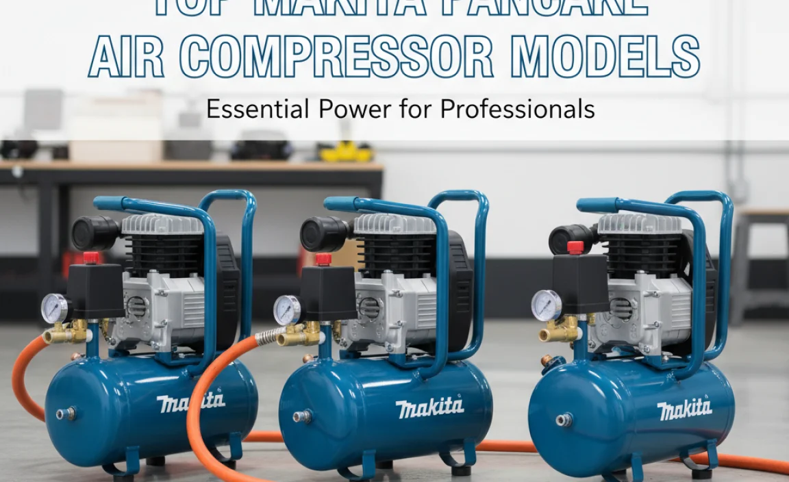 Top Makita Pancake Air Compressor Models