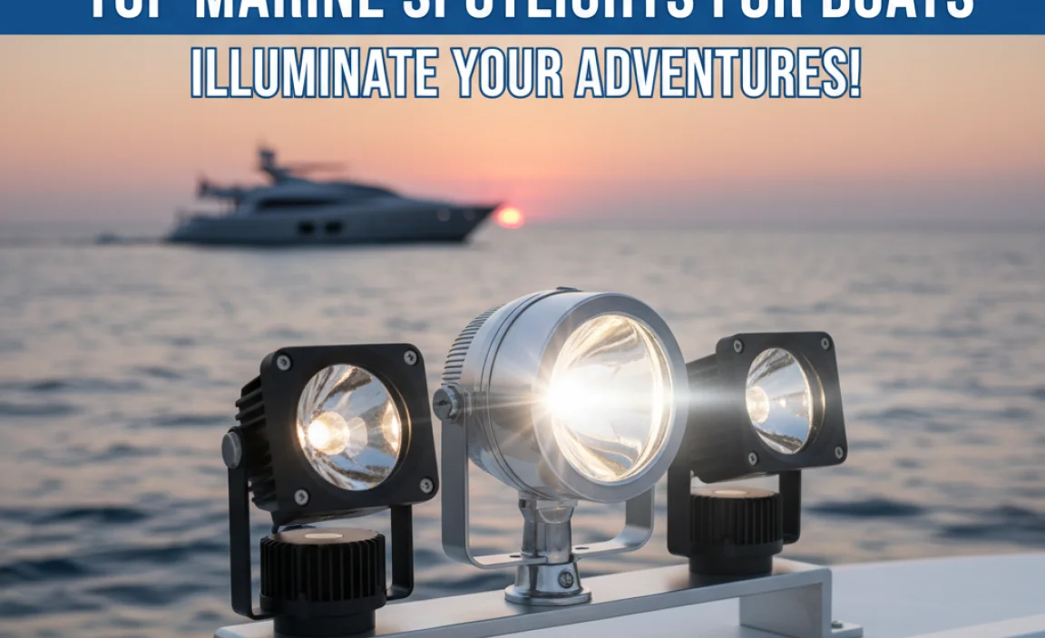 Top Marine Spotlights For Boats: Illuminate Your Adventures!