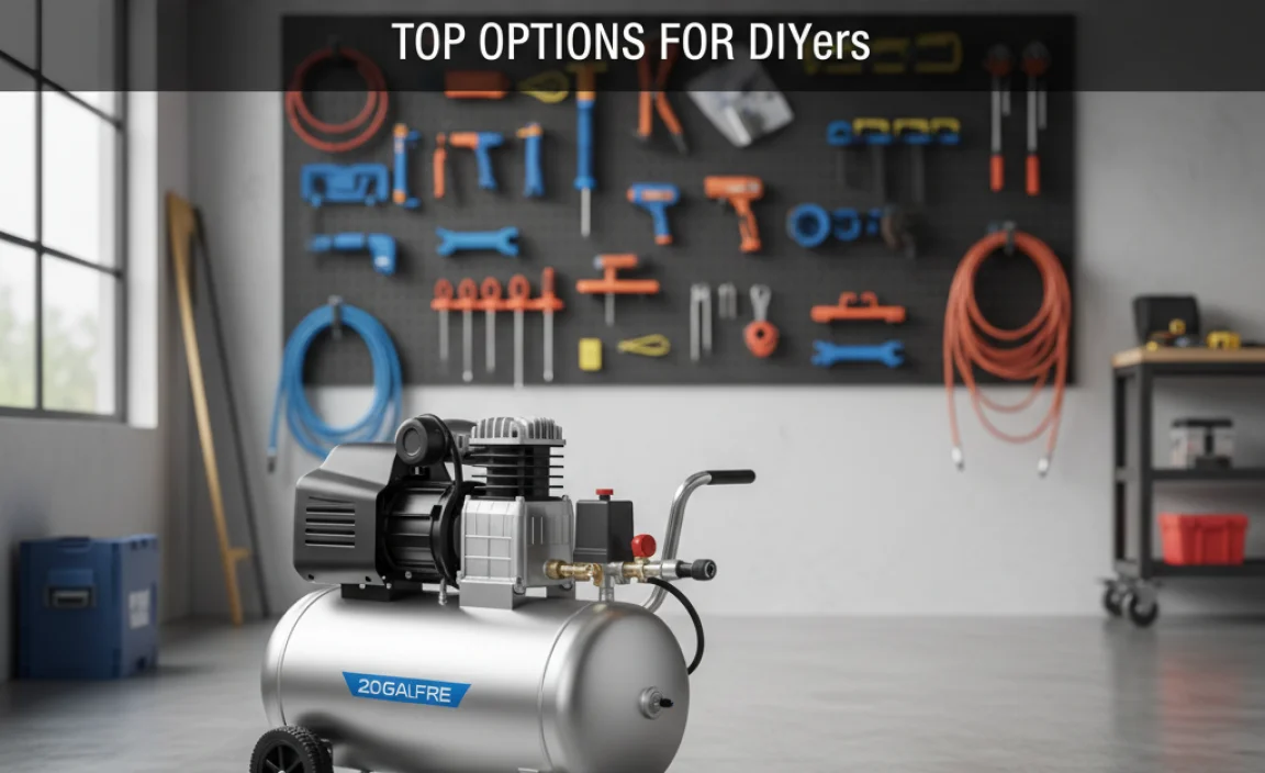 Top Oil-Free 20 Gallon Air Compressor Options for DIYers