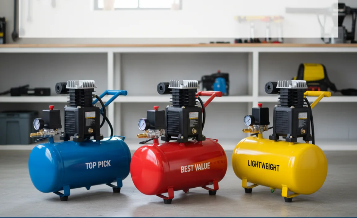 Top Oil-Free 6 Gallon Air Compressors (And Why We Like Them)