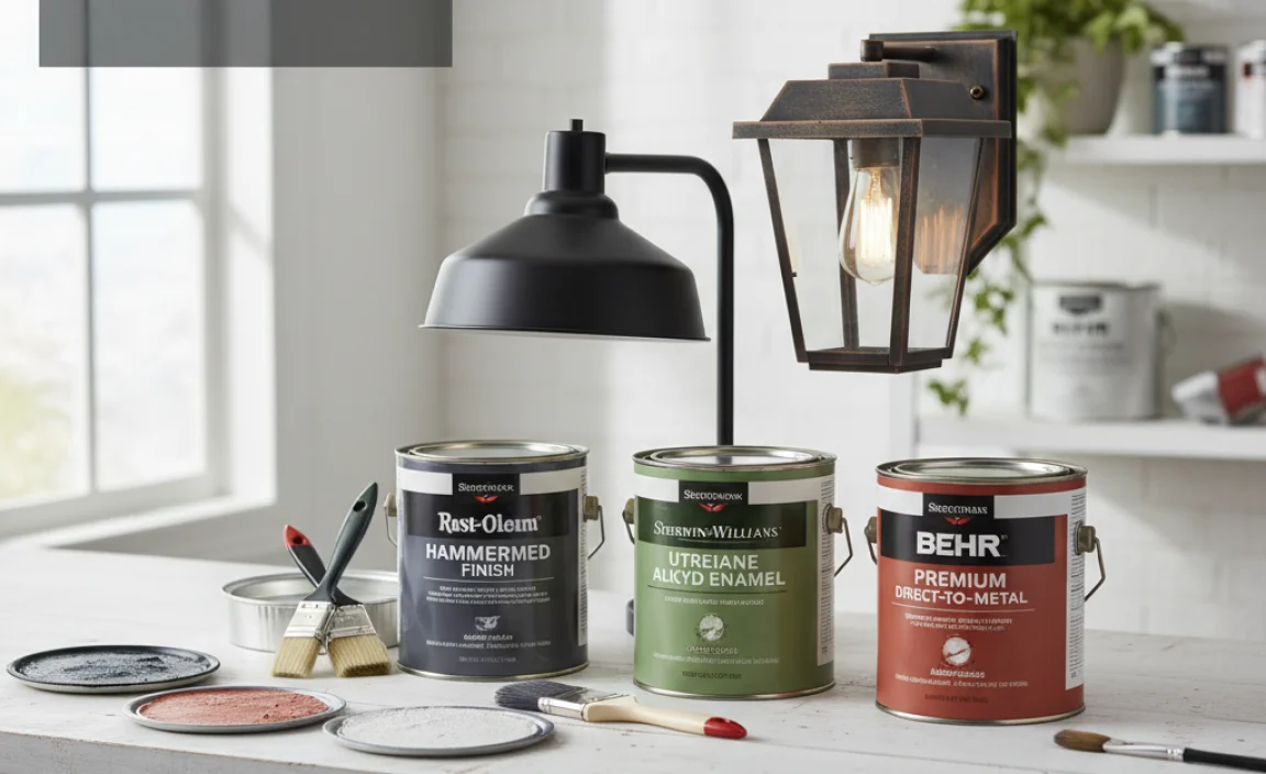 Top Paint Options for Outdoor Metal Light Fixtures