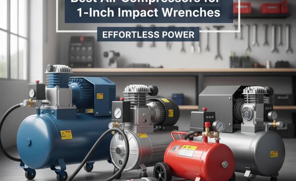 Top Picks: Best Air Compressors for 1-Inch Impact Wrenches