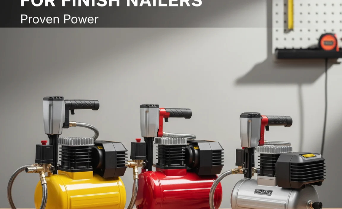 Top Picks: Best Air Compressors for Finish Nailers