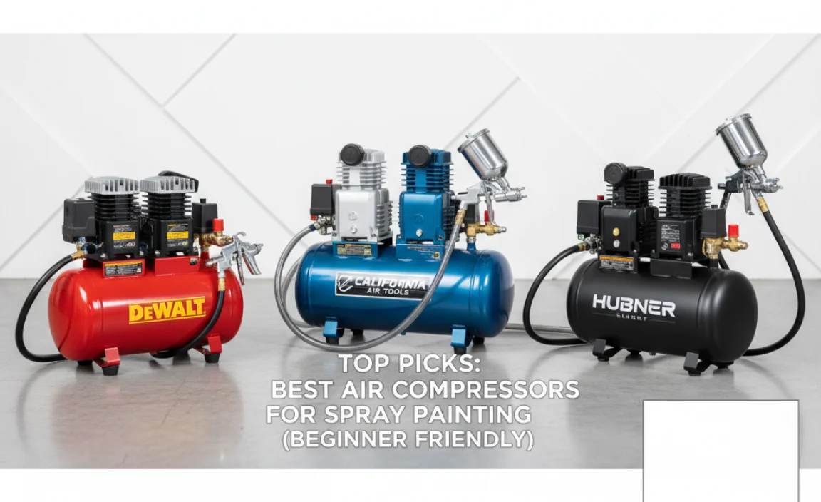 Top Picks: Best Air Compressors for Spray Painting (Beginner Friendly)