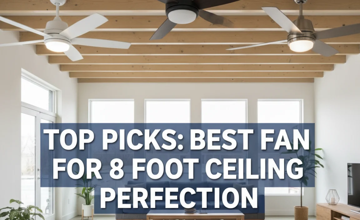 Top Picks: Best Fan For 8 Foot Ceiling Perfection