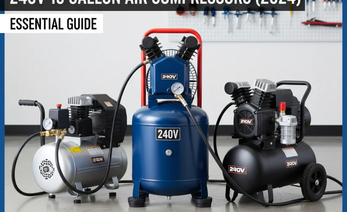 Top Picks for the Best 240V 15 Gallon Air Compressor (2024)