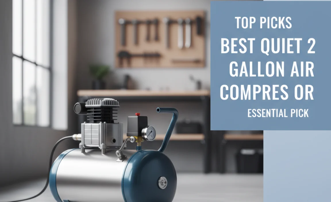 Top Picks for the Best Quiet 2 Gallon Air Compressor