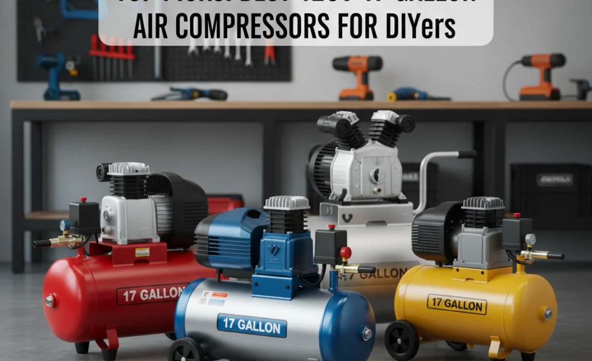 Top Picks: The Best 120V 17 Gallon Air Compressors for DIYers