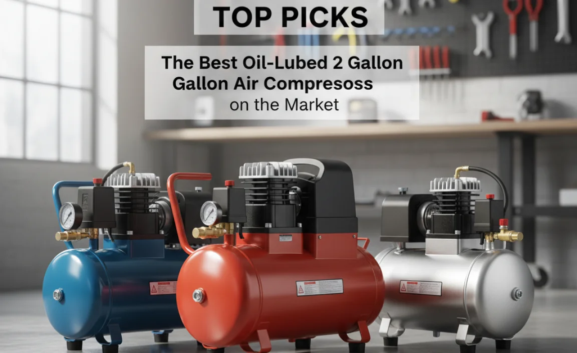 Top Picks: The Best Oil-Lubed 2 Gallon Air Compressors on the Market