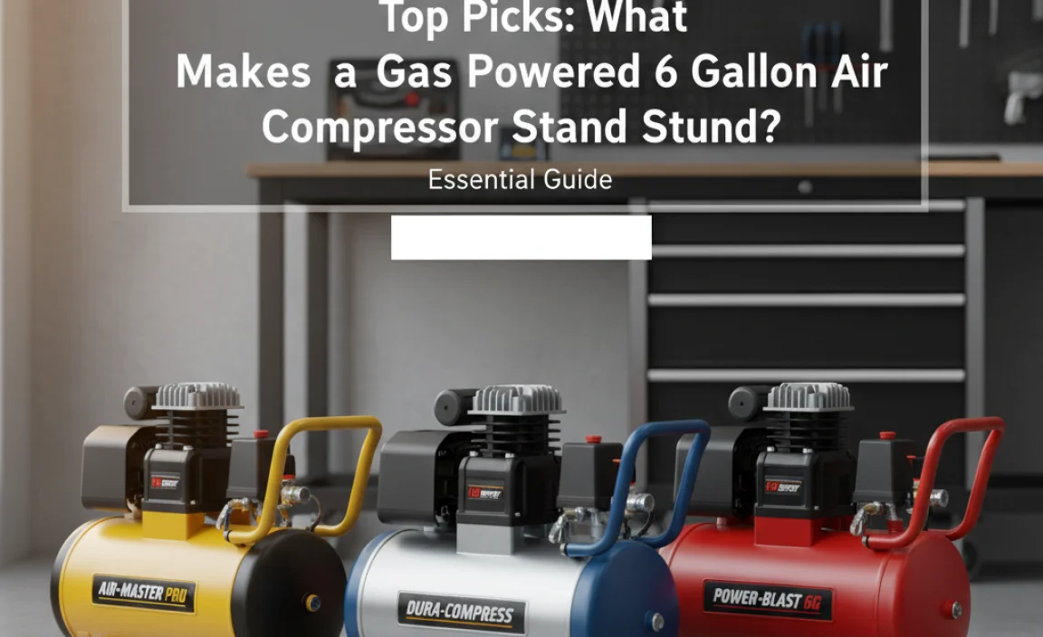 Top Picks: What Makes a Gas Powered 6 Gallon Air Compressor Stand Out?