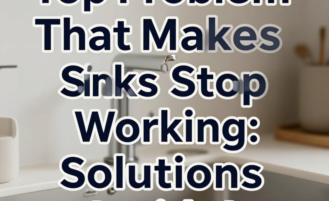 Top Problem That Makes Sinks Stop Working: Solutions Inside!