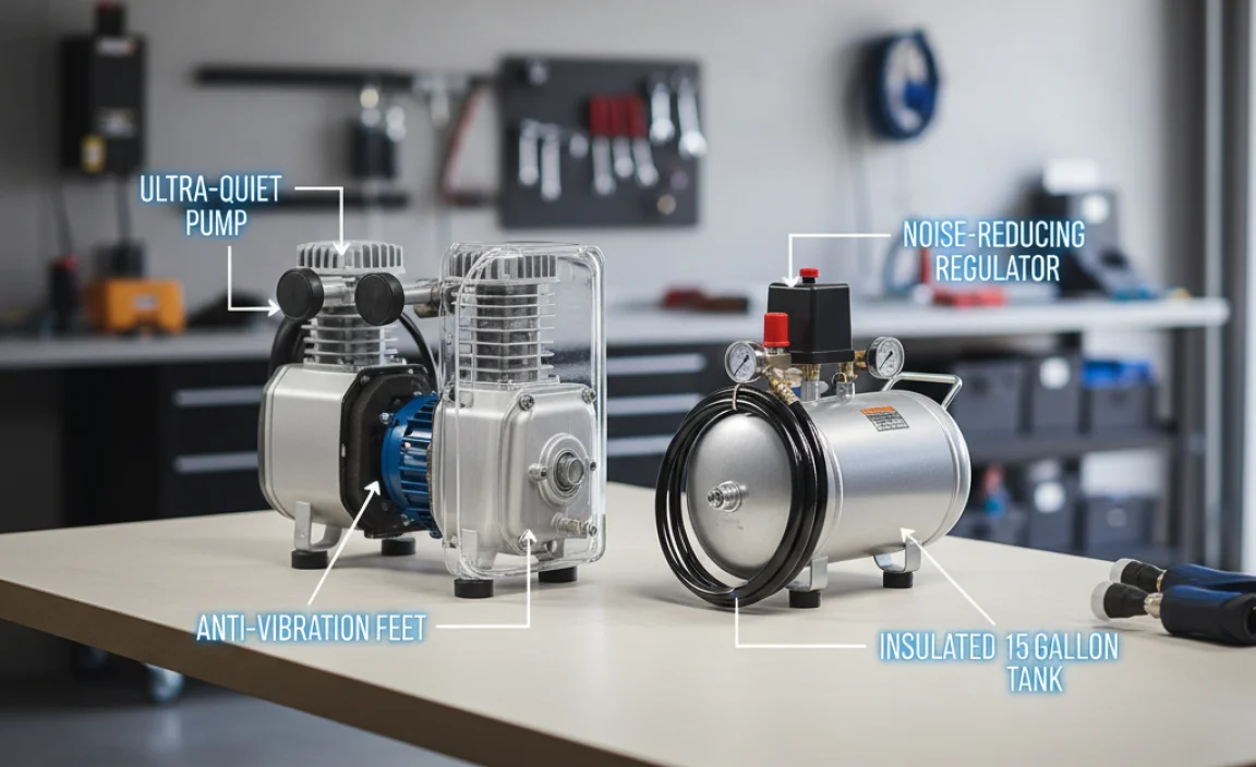 Top Quiet 15 Gallon Air Compressor Features Breakdown