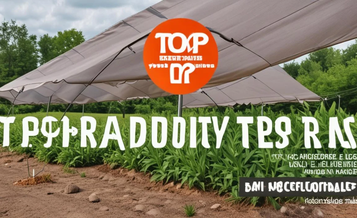 Top-Rated Heavy Duty Tarps for Effective Weed Control in 2023