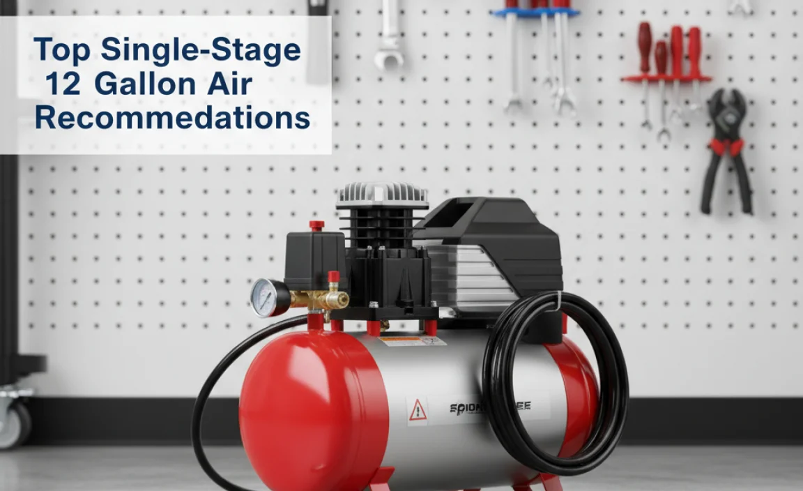 Top Single-Stage 12-Gallon Air Compressor Recommendations