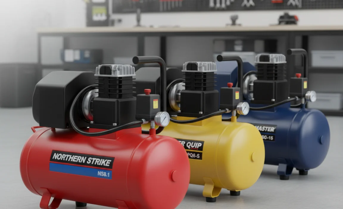 Top Single-Stage 8 Gallon Air Compressor Recommendations