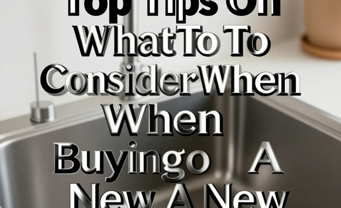 Top Tips On What To Consider When Buying A New Kitchen Sink