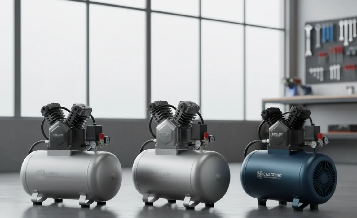 Top Ultra-Quiet 12 Gallon Air Compressors on the Market (Examples)