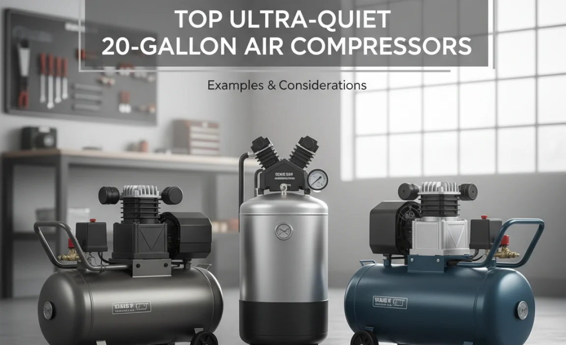 Top Ultra-Quiet 20-Gallon Air Compressors (Examples & Considerations)