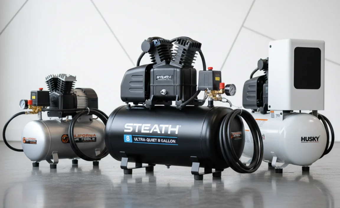 Top Ultra-Quiet 8-Gallon Air Compressor Recommendations (Example Model Types)