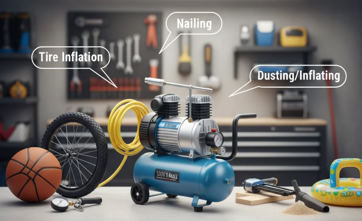 Top Uses for Your 120V 3 Gallon Air Compressor