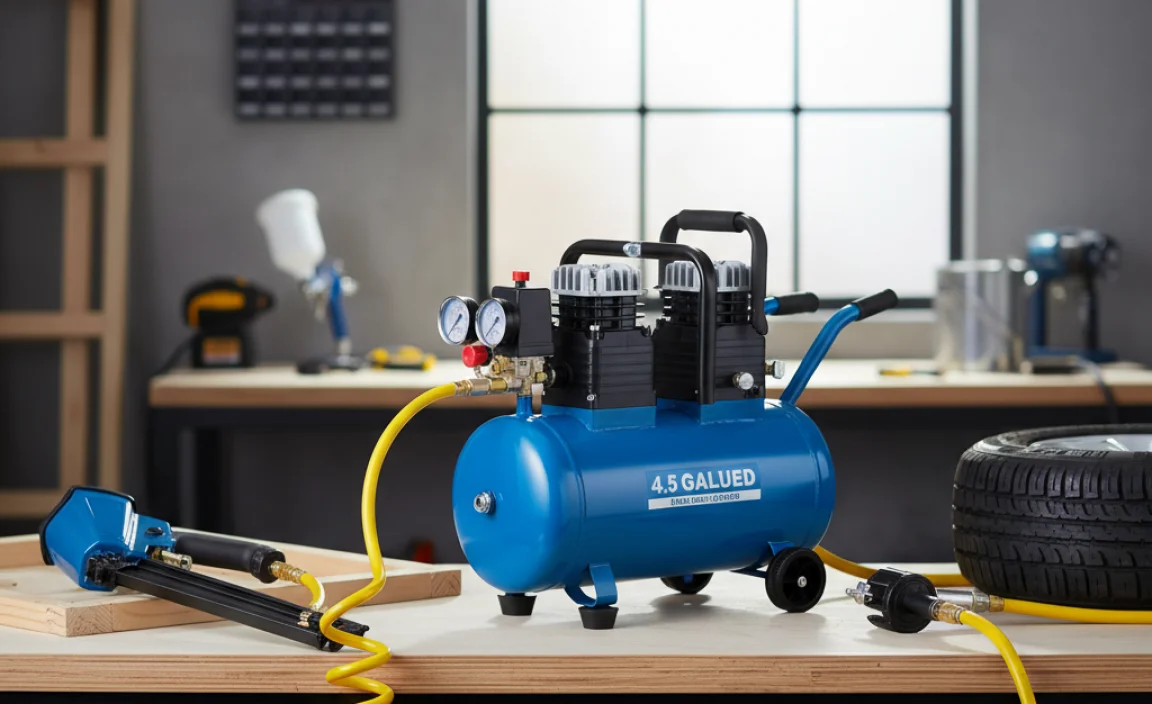 Top Uses for Your 4.5 Gallon Oil-Lubed Compressor