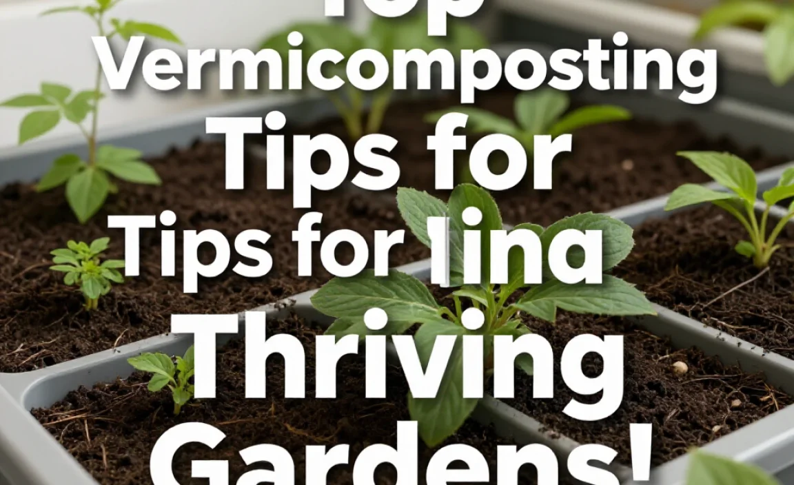 Top Vermicomposting Tips for Thriving Gardens!